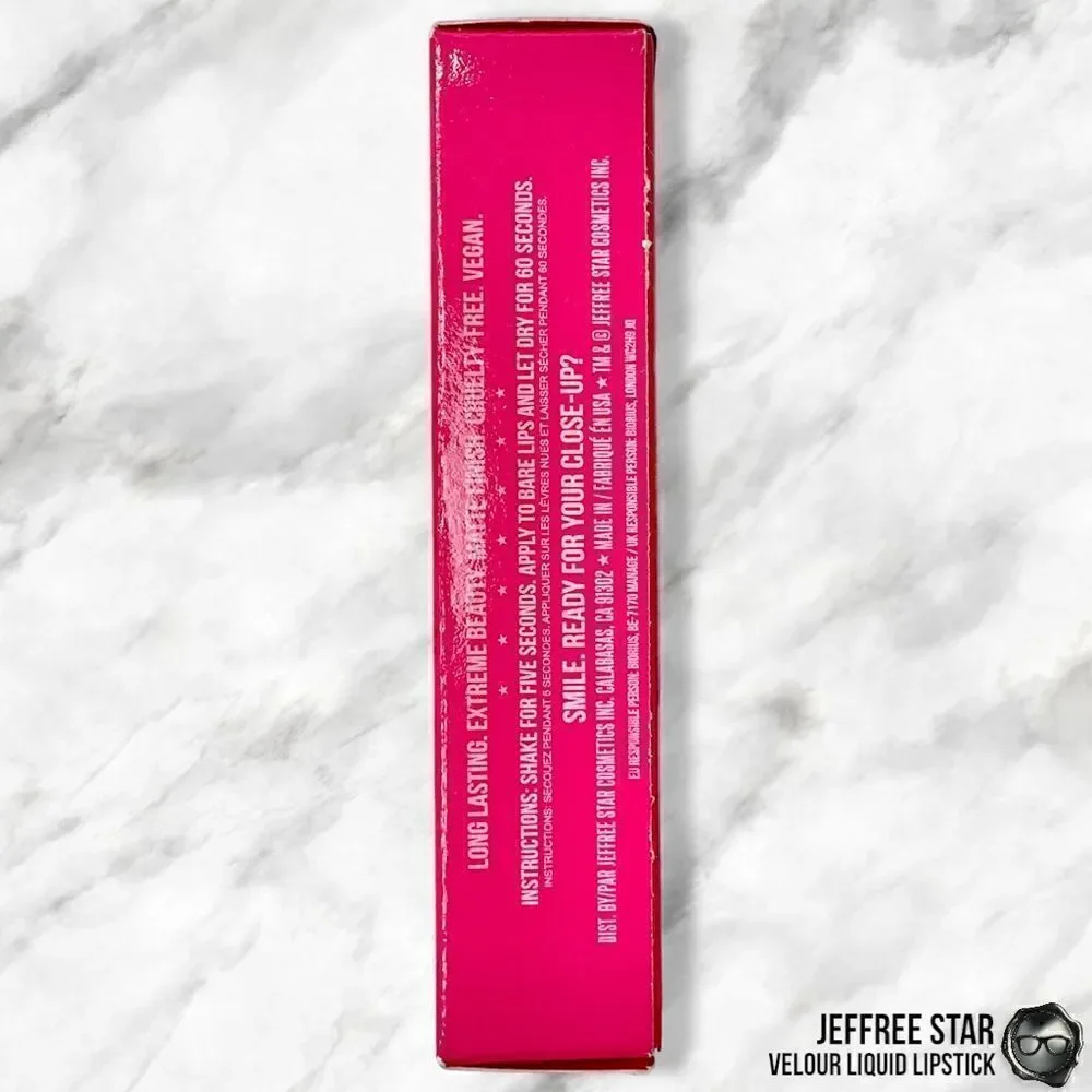 JEFFREE STAR VELOUR LIQUID LIPSTICK IN MYSTERY COLOR YAK FULL PIGMENT LIP COLOR